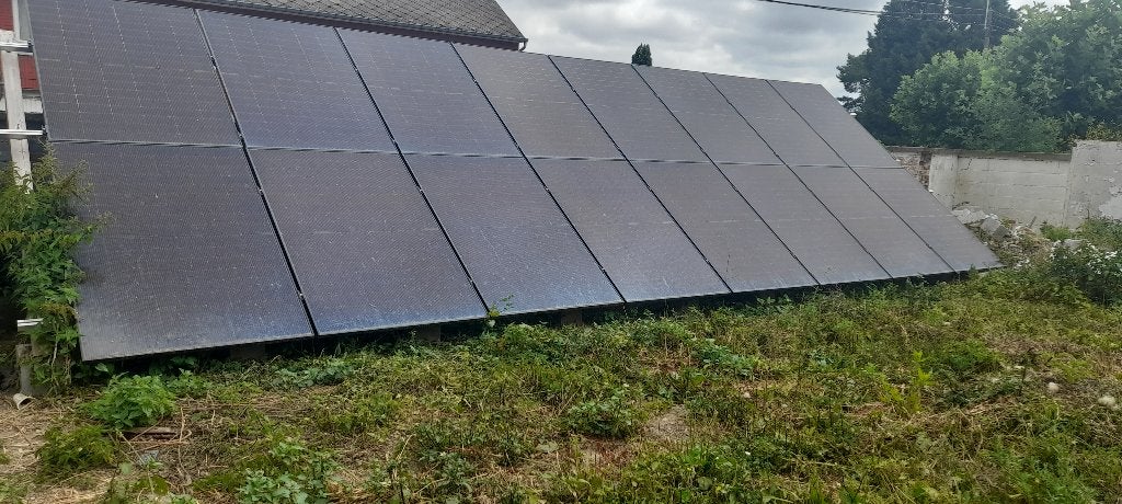 16 Panneaux 450w avec baterrie 5kw et onduleur, Bricolage & Construction, Panneaux solaires & Accessoires, Enlèvement, Comme neuf