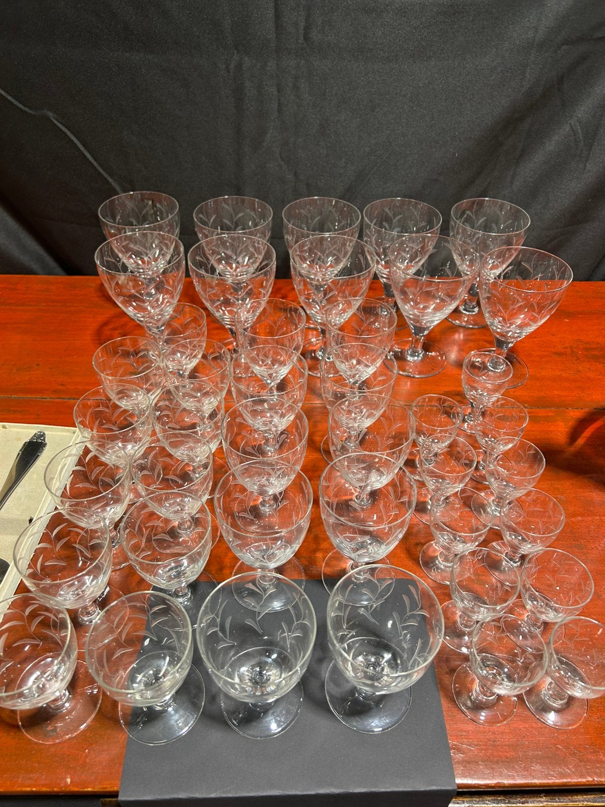 Vintage glazen, Verzamelen, Glas en Drinkglazen, Ophalen, Zo goed als nieuw