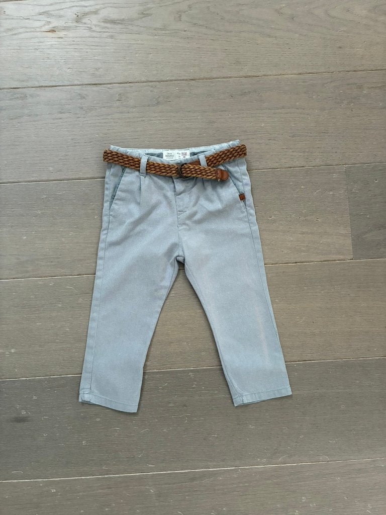 Grijs Chino broekje van Zara (Maat 86 / 12-18 maand), Gebruikt, Broekje, Ophalen of Verzenden, Zara