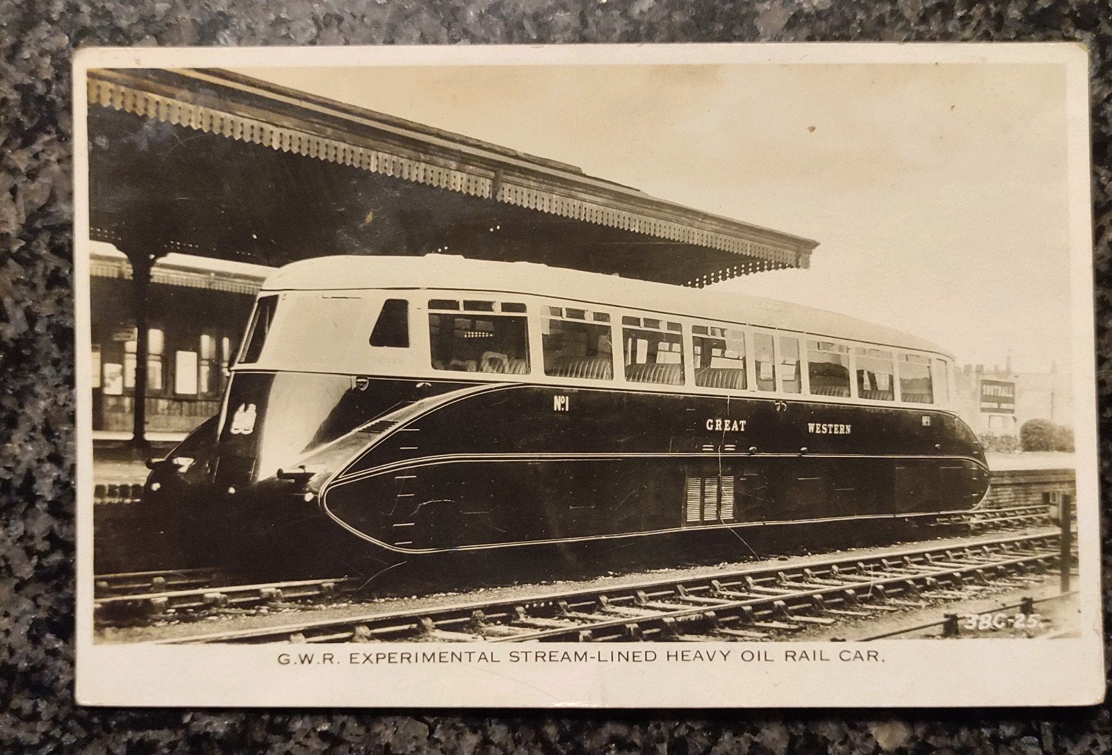 Engelse G.W.R. streamlined Heavy oil car, Ophalen of Verzenden