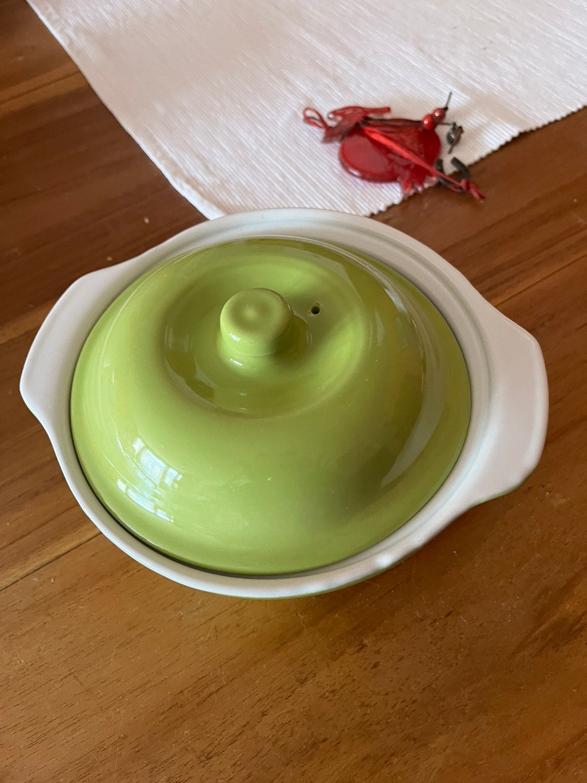 Casserole céramique, Enlèvement ou Envoi, Comme neuf, Autres marques, Pierre/céramique