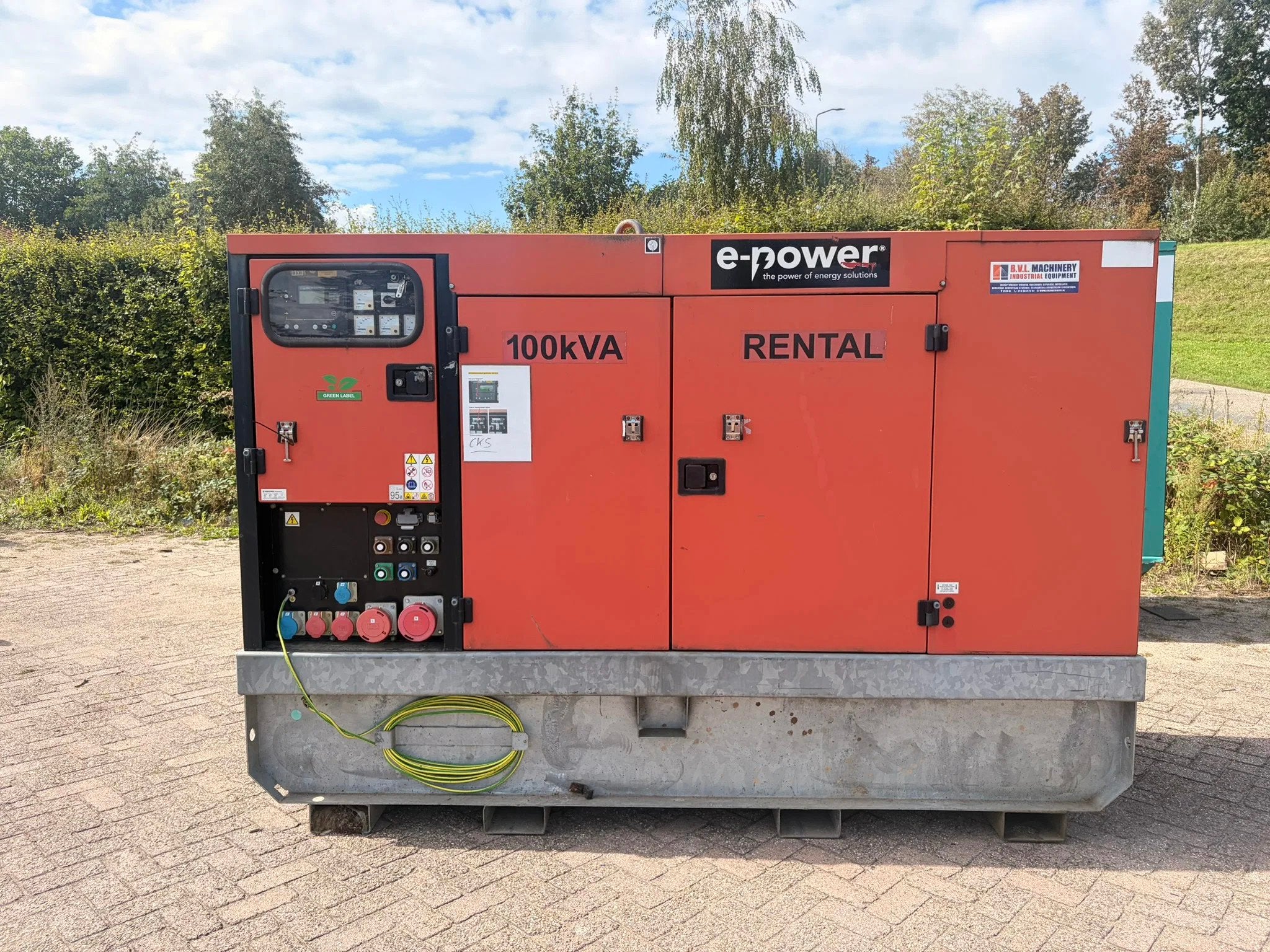 Europower EPSR100TDE 100 kVA VOLVO TAD531GE Leroy Somer agrg