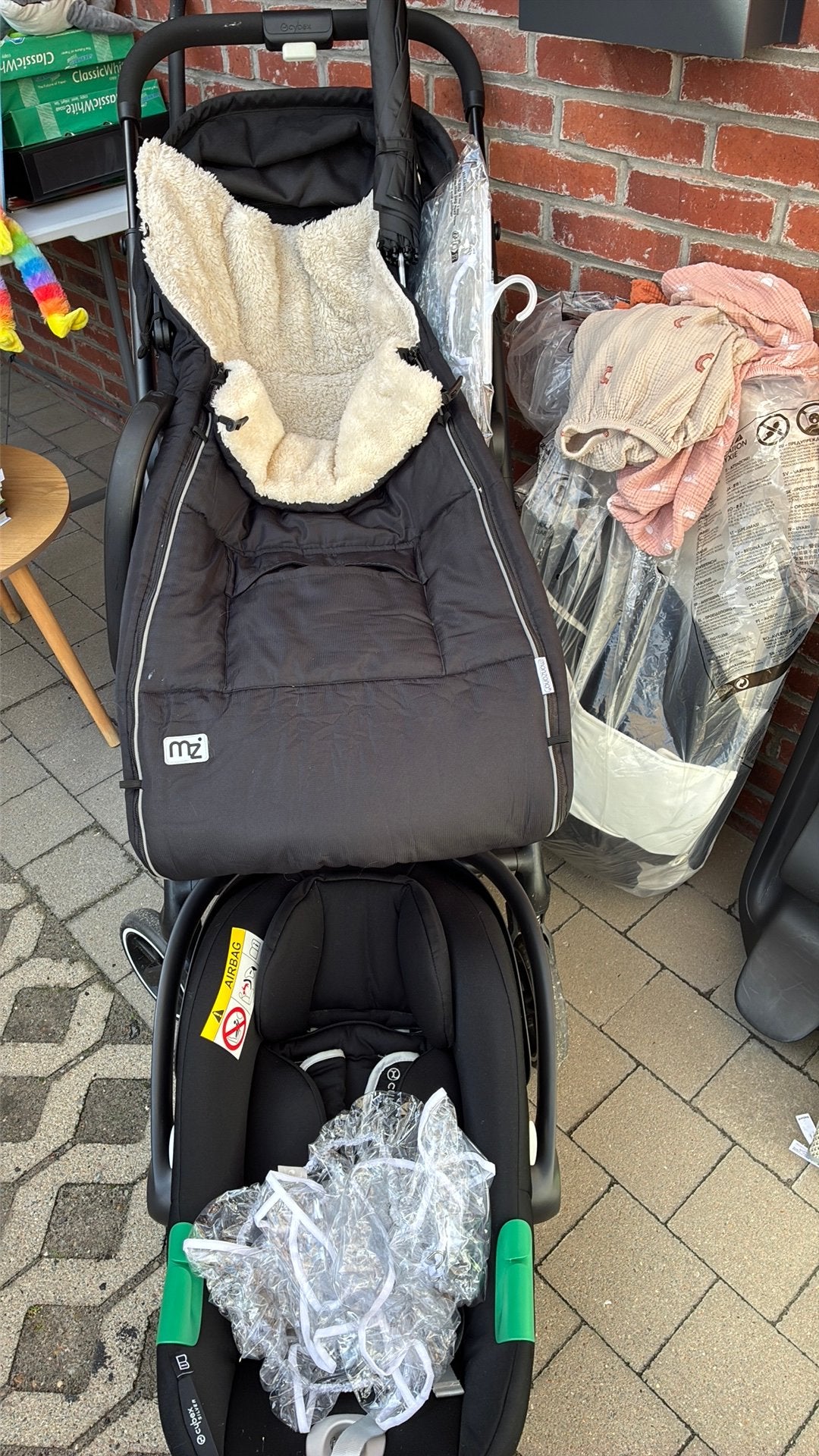 Buggy + draagmand + maxi cosi, Enlèvement, Comme neuf