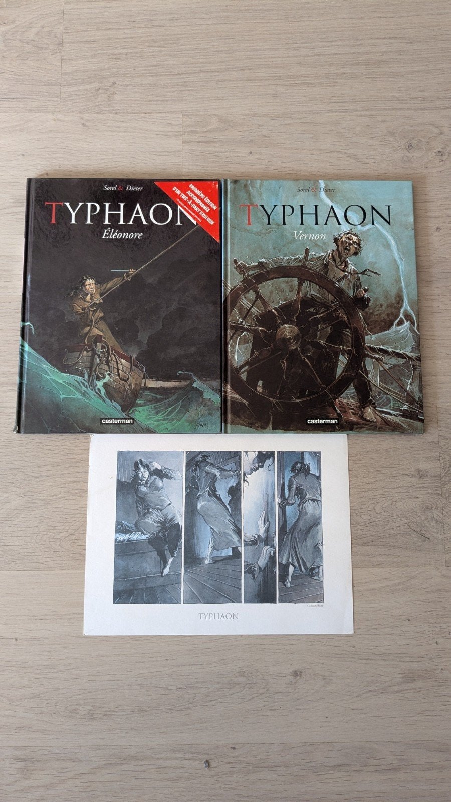 BD Typhaon de Sorel et Dieter, Dieter et Sorel, Complete serie of reeks, Ophalen, Gelezen