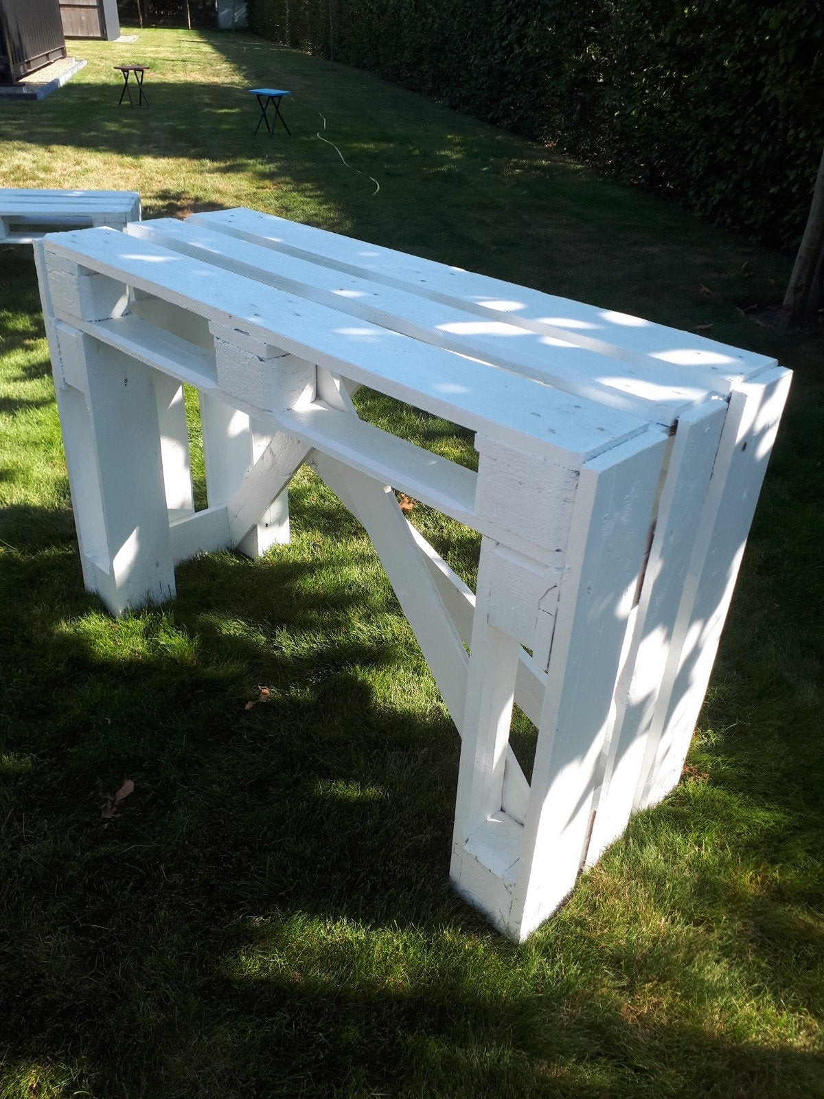 Tuintafel, Ophalen