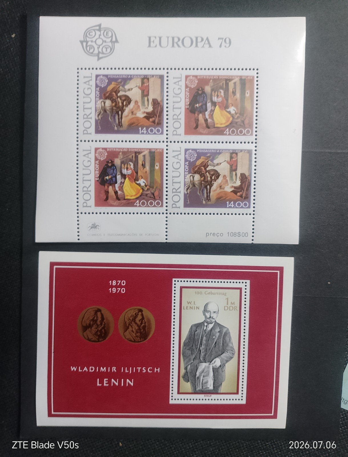 2 postzegels postfrisch History, Postzegels en Munten, Postzegels | Thematische zegels, Ophalen of Verzenden