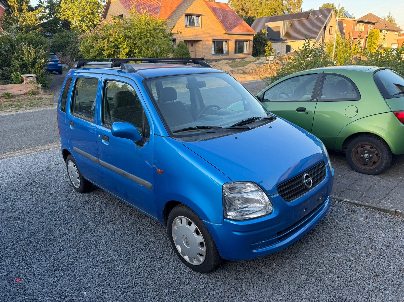 Opel agila, Auto's, Stof, 1199 cc, Blauw, Stadsauto