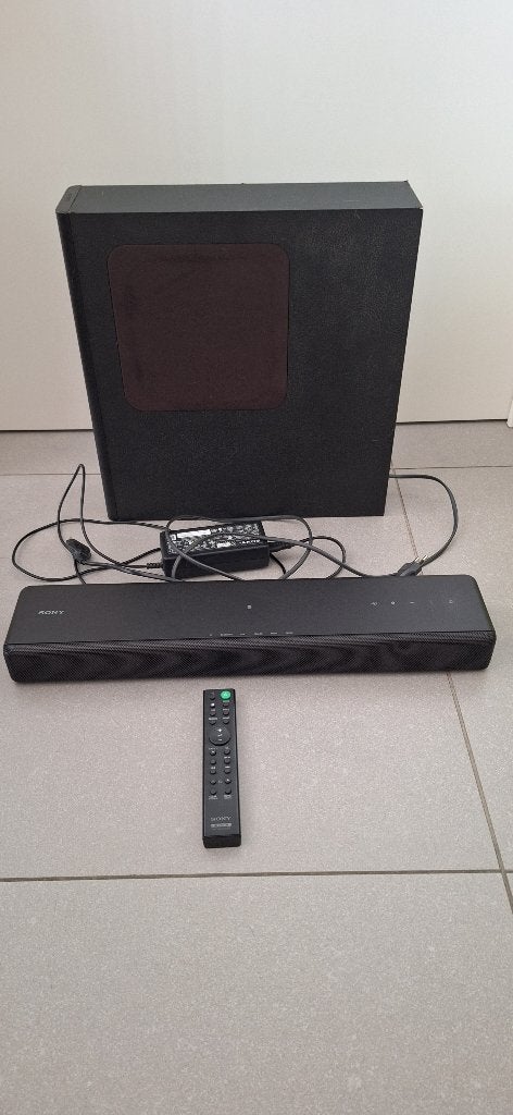 Sony soundbar met subwoofer, Enlèvement, Bluetooth, Utilisé