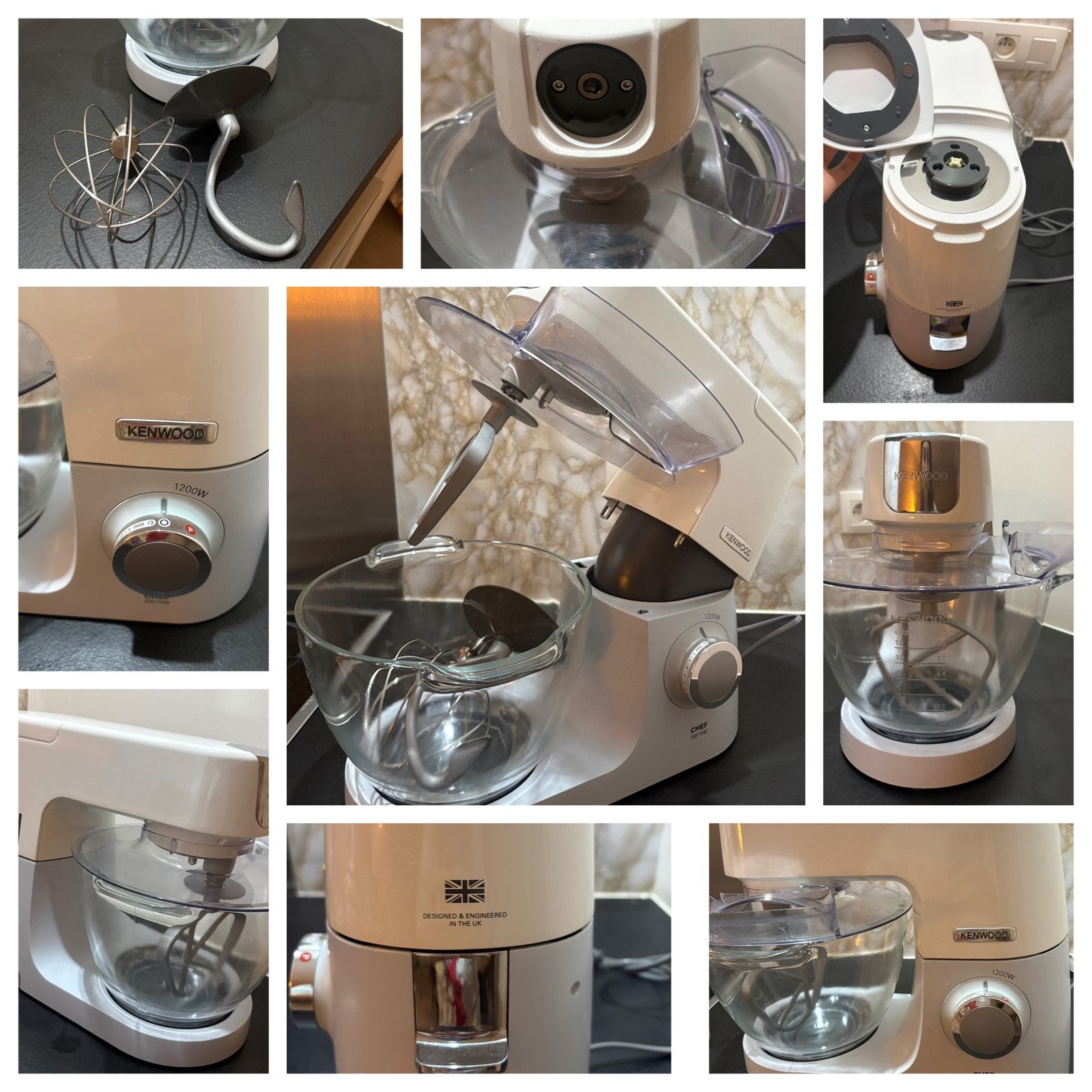 Kenwood Chef Sense bleu pastel édition limitée, Electroménager, Enlèvement, Comme neuf