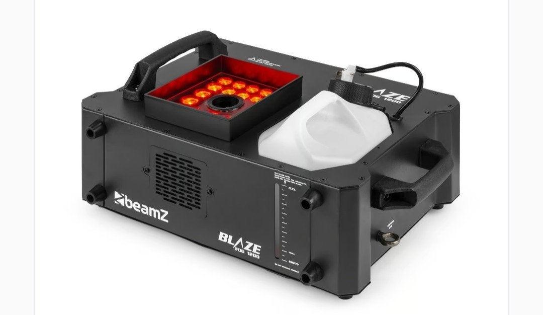 beamz blaze 1200 ., Muziek en Instrumenten, Ophalen of Verzenden, Zo goed als nieuw, Rookmachine, Kleur