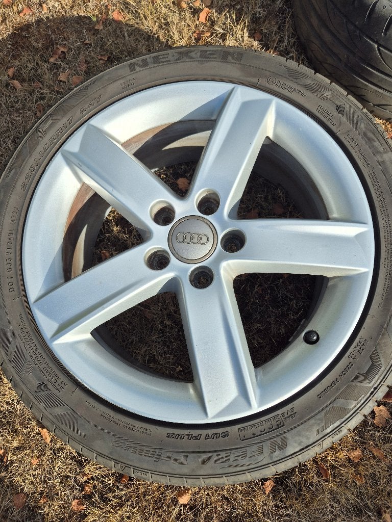 Wielen VW, AUDI 17inch, Ophalen, Gebruikt, Banden en Velgen, 17 inch