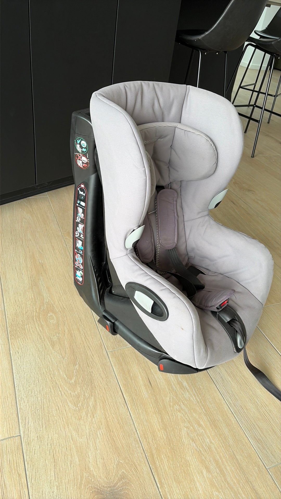 Autostoel maxi cosy axiss, draaibaar. Bevestiging autogordel, Ophalen, Autogordel, 9 t/m 18 kg, Slaapstand