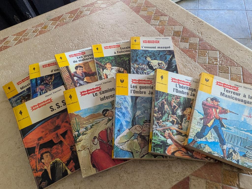 10 marabouts "junior" BM de Henri Vernes pour 9€., Boeken, Fantasy, Verzenden, Gelezen, Henri Vernes.