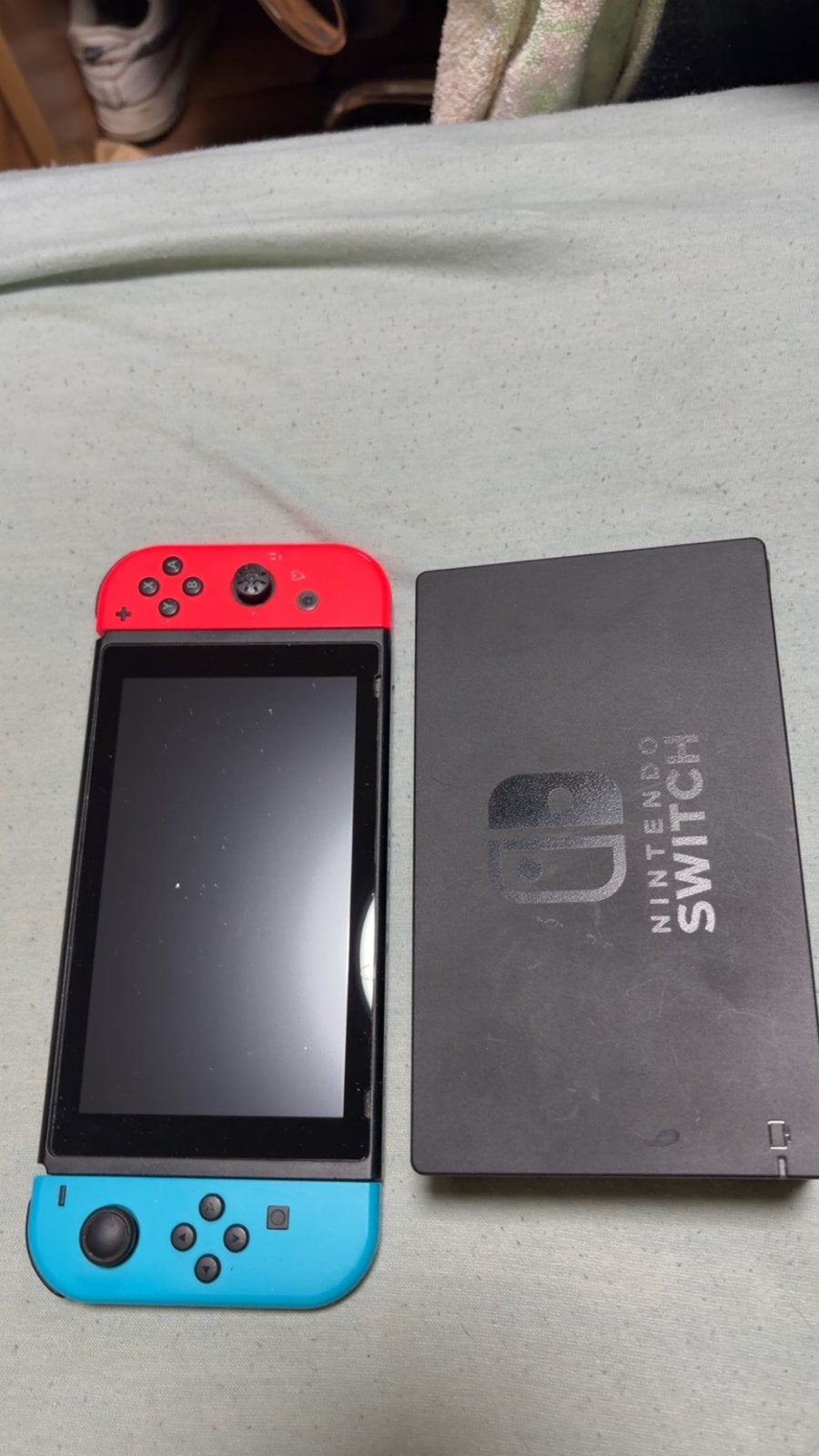 Nintendo switch, Games en Spelcomputers, Spelcomputers | Nintendo Switch, Ophalen, Gebruikt, Met 1 controller, Switch Original