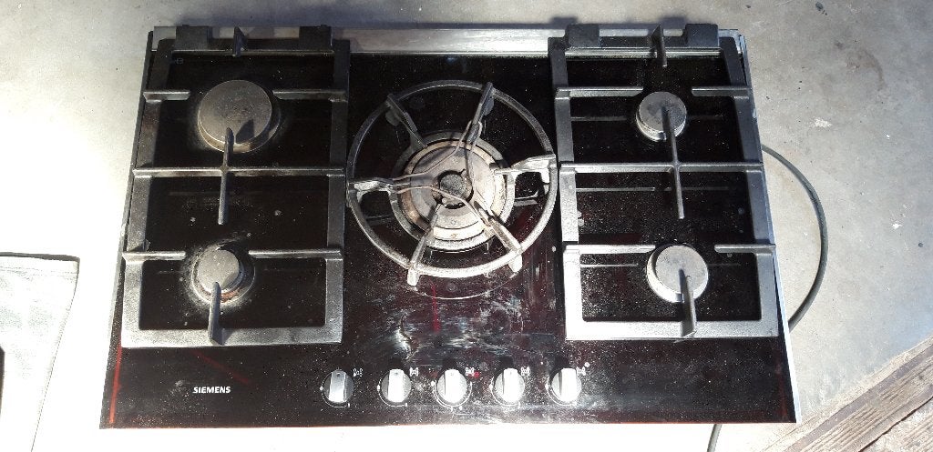 gaskookplaat, Elektronische apparatuur, Kookplaten, Ophalen, Gebruikt, Inbouw, Gas