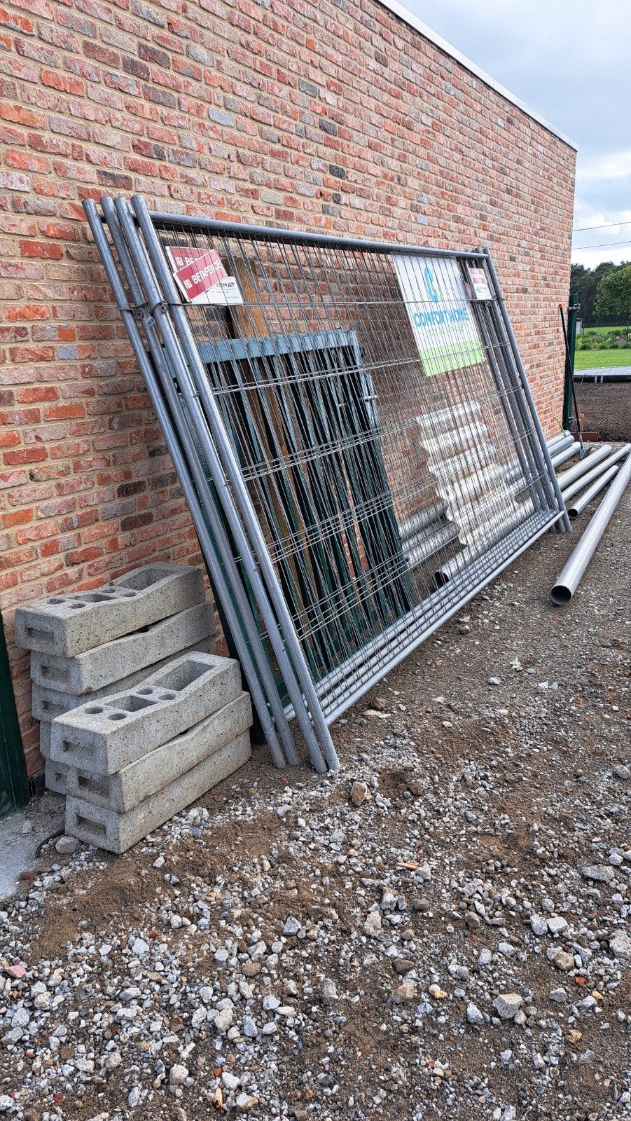 Werfhekkens 9 stuks betafence, Ophalen