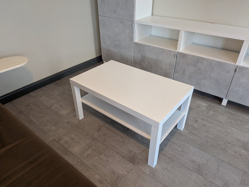 IKEA LACK salontafel – wit, Maison & Meubles, Neuf, 50 – 75, 50 à 100 cm, Enlèvement