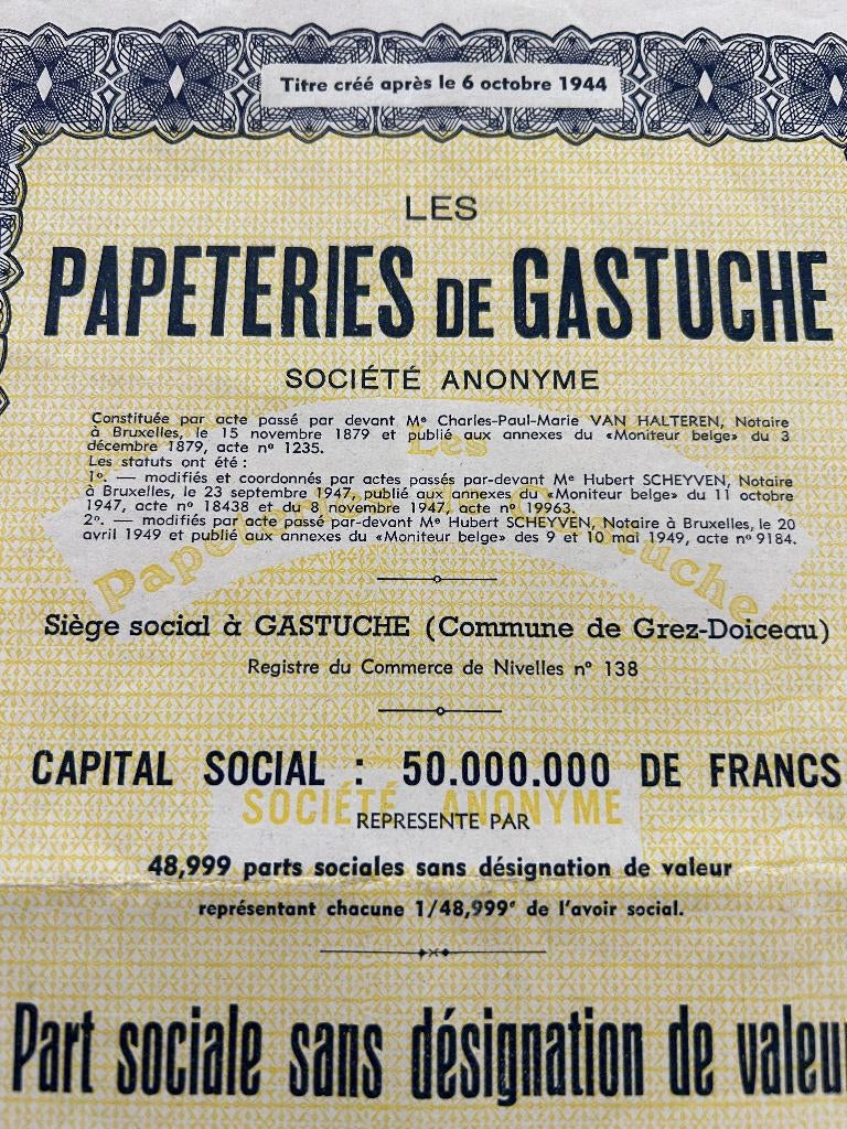 Oude aandelen, Postzegels en Munten, Aandelen en Waardepapieren, Ophalen of Verzenden, 1920 tot 1950, Aandeel