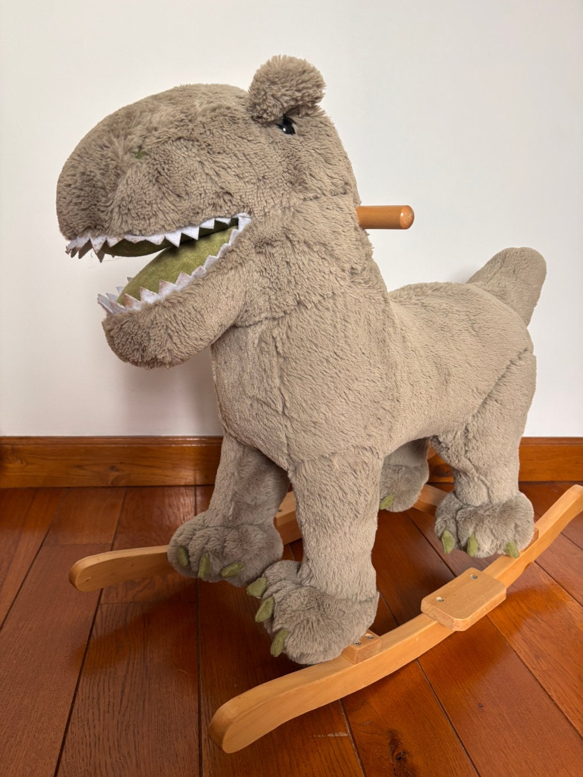 Dinosaure à bascule, Ophalen, Gebruikt