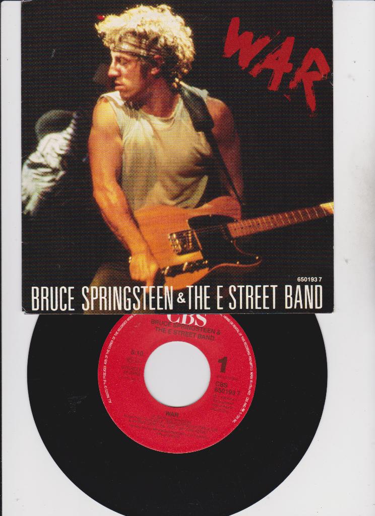 Bruce Springsteen & The E Street Band – War    MINT, Fotohoes, 7 inch, Ophalen of Verzenden, Zo goed als nieuw