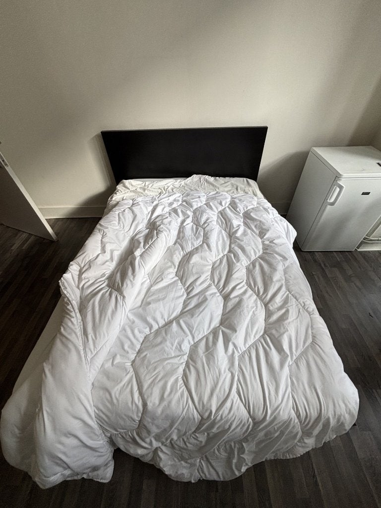 couette + draps housse, Enlèvement, Comme neuf, Deux personnes, IKEA