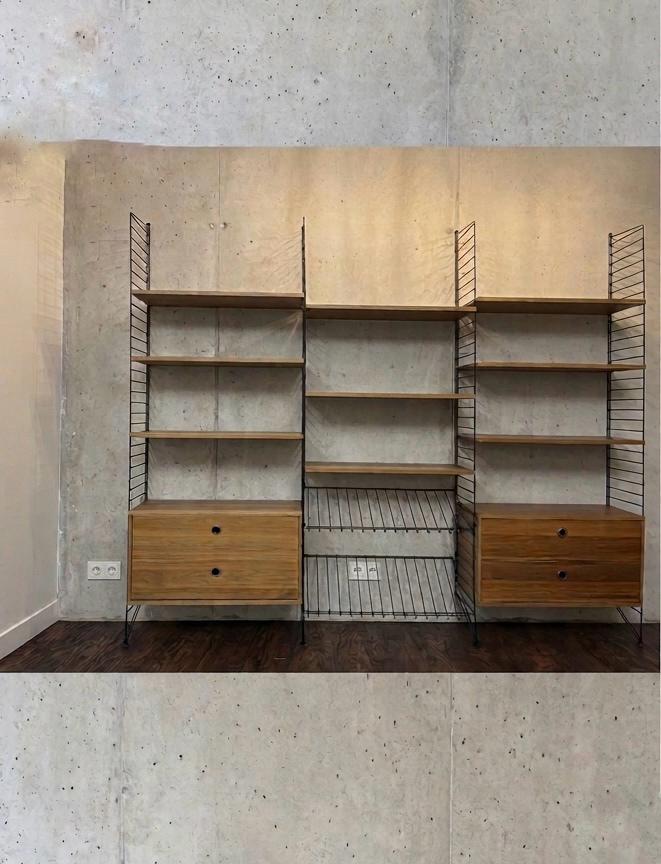 Vintage wallunit sixties, Ophalen, Gebruikt