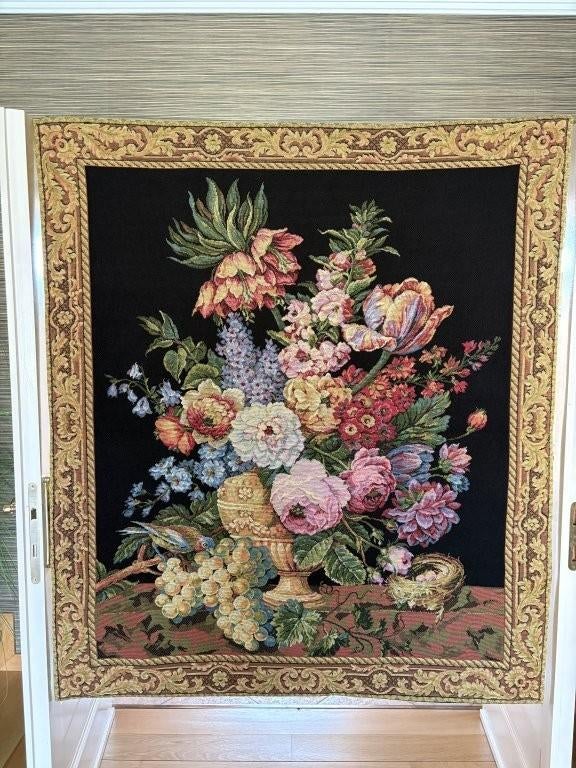 Tapis décoratif mural, Ophalen