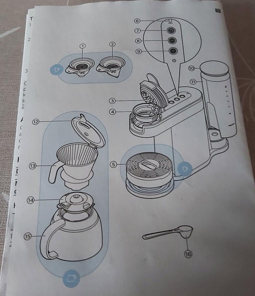 Philips senseo switch 2 in 1, Ophalen, Nieuw, Combi, Gemalen koffie