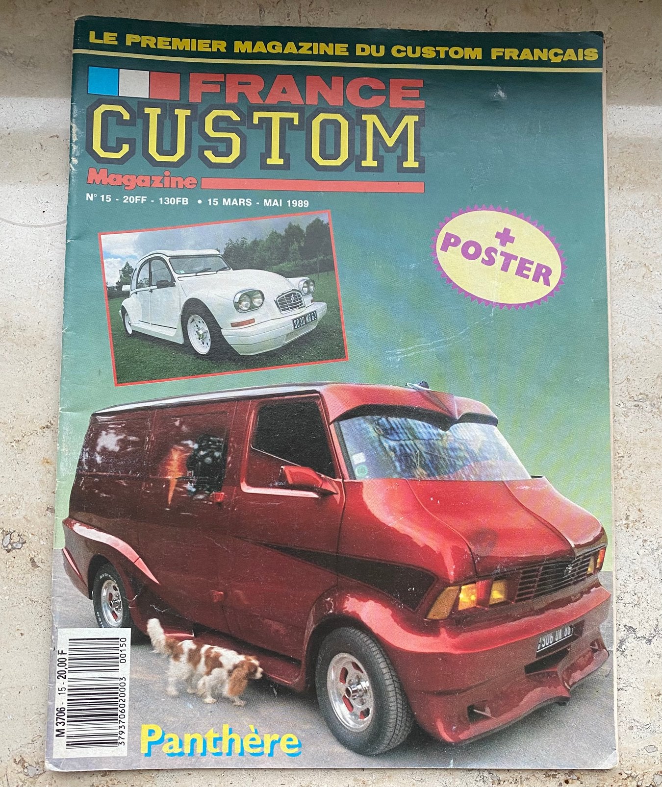 Magazine France Custom n15 mai 1989, Livres, Enlèvement ou Envoi, Utilisé, Autres marques