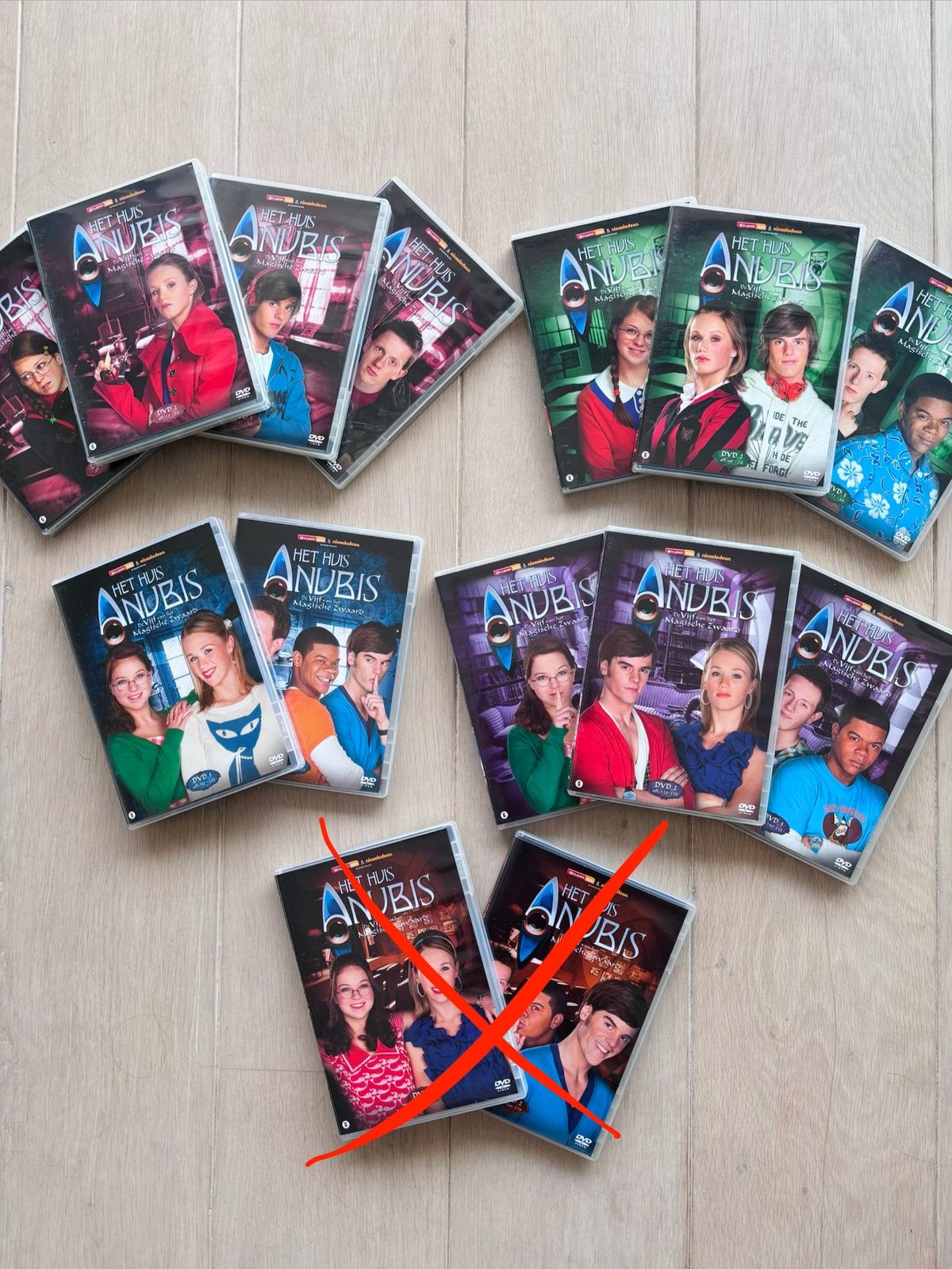 Het Huis Anubis: De vijf van het magische zwaard (compleet), Cd's en Dvd's, Dvd's | Tv en Series, Alle leeftijden, Zo goed als nieuw