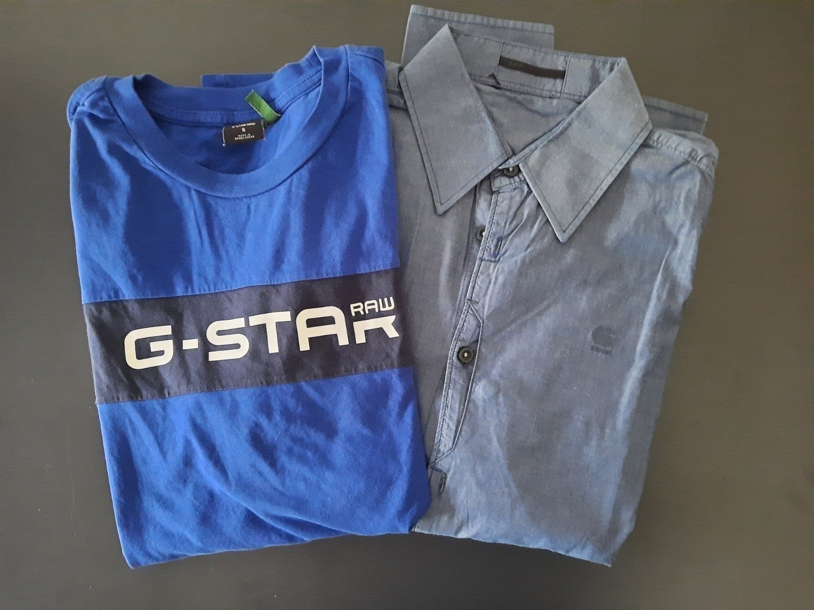 Gstar heren kleding - Maat S - Tshirt - overhemd., Kleding | Heren, Heren-kledingpakketten, Ophalen, Zo goed als nieuw, Maat 46 (S) of kleiner