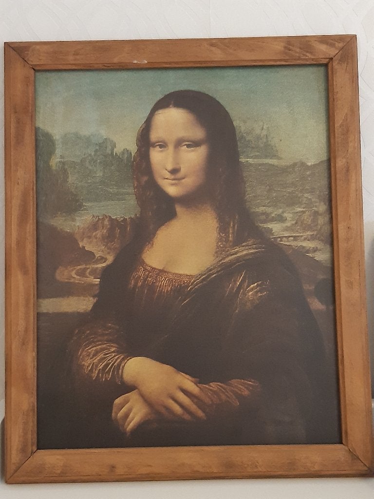Print Mona Lisa, Ophalen, Gebruikt, Print