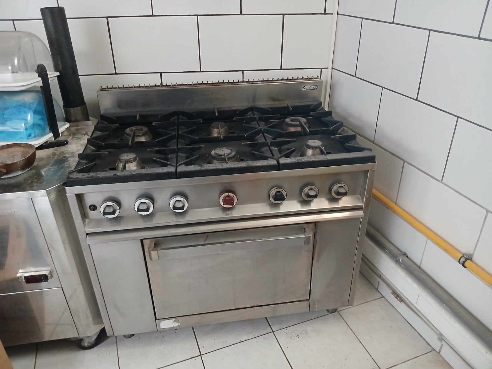 cuisinière, Electroménager, Gaz, Gril, Enlèvement, Utilisé