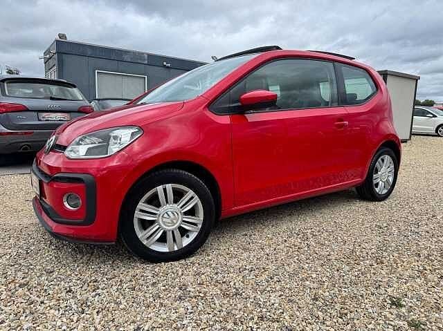 Volkswagen up! 1.0 TSI High up! CLIM/BT/TOIT OUVRANT/1erPROP, Autos, Volkswagen, Rouge, Achat, Up!, Entreprise