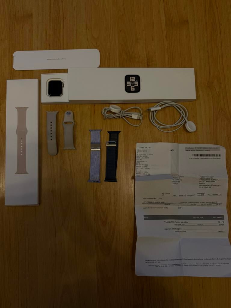 Apple Watch SE (2e generatie) 40 mm — perfecte staat, Ophalen, Conditie, Zo goed als nieuw, Blauw