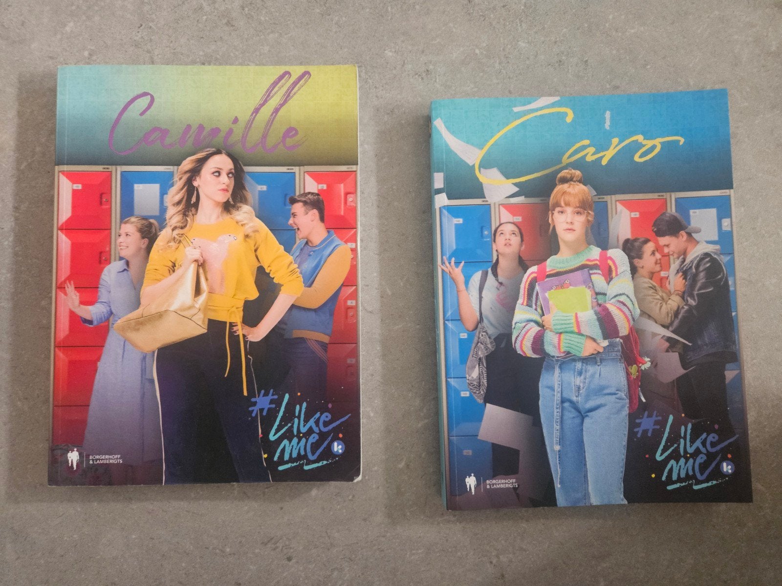 boeken caro en Camille van like me, Boeken, Ophalen of Verzenden, Zo goed als nieuw