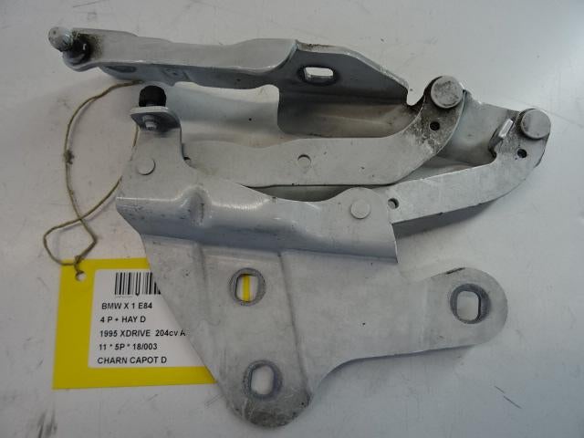 CHARNIERE DE CAPOT DROIT BMW X1 (E84) (01-2009/06-2015), Utilisé, BMW