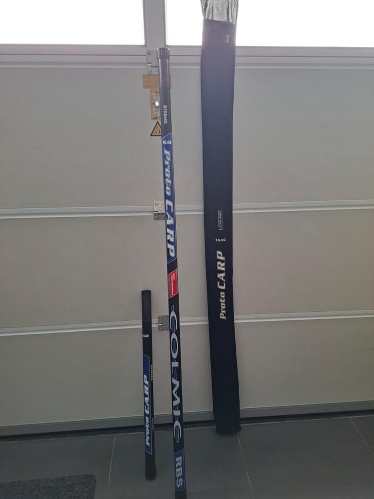 Visstok van 10meter, Ophalen