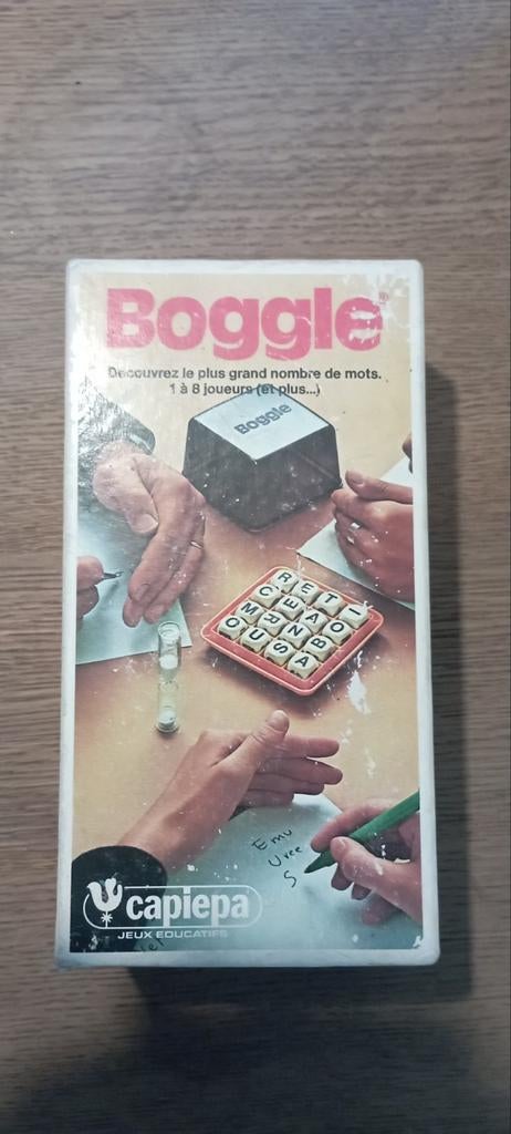 Jeu Boggle Capiepa vintage 70's, Hobby & Loisirs créatifs, Jeux de société | Autre, Enlèvement ou Envoi