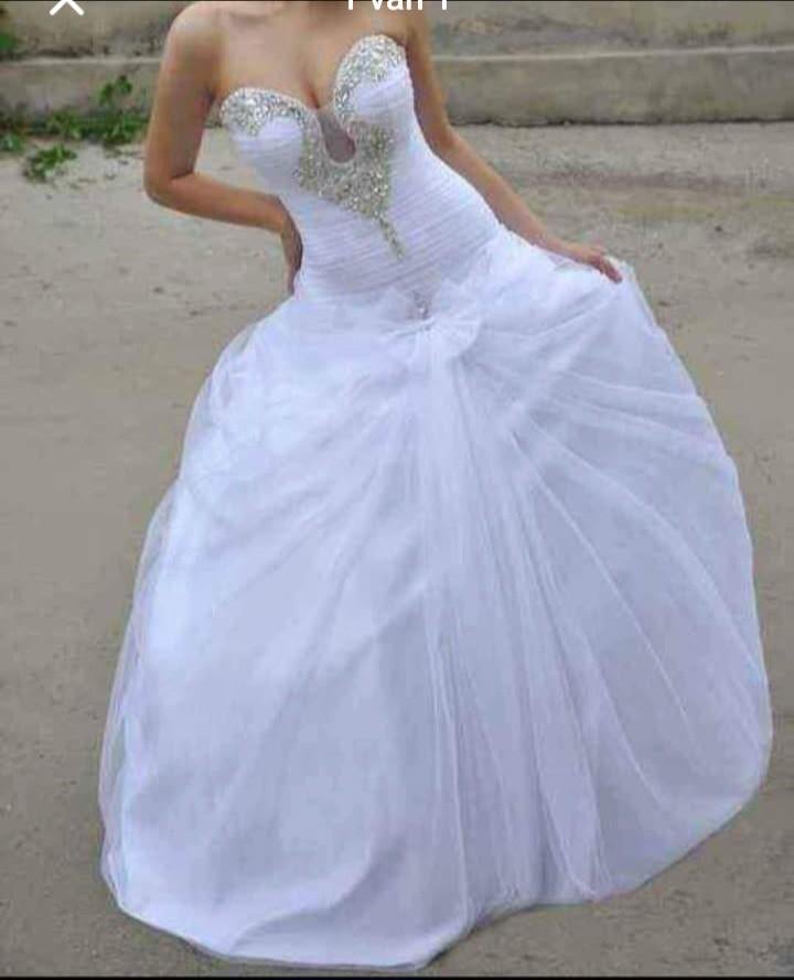 robe de mariée, Enlèvement, Neuf, Blanc, Robe de mariée