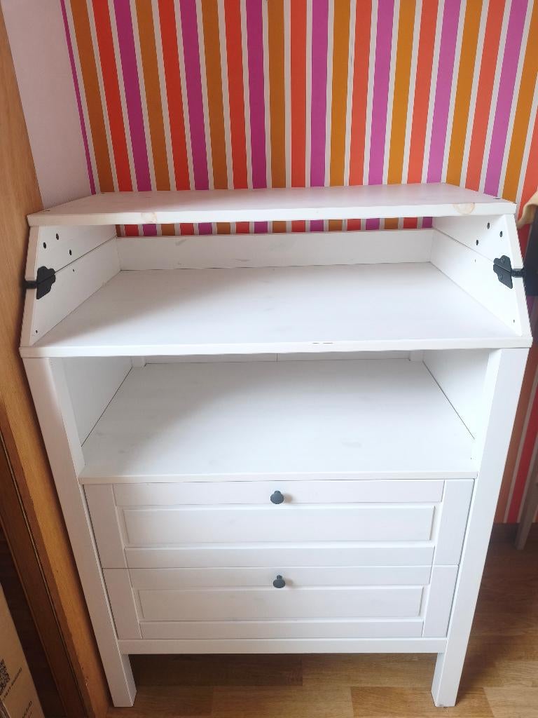 Table a langer/commode blanc, Enlèvement, Comme neuf, Commode