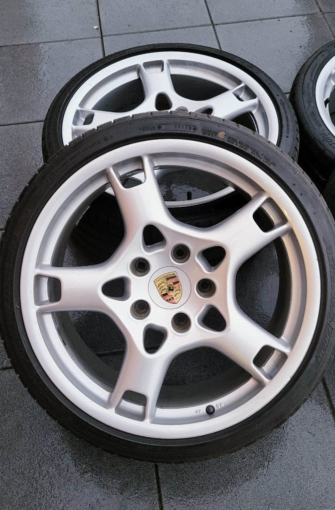 19" Lobster/Carrera S velgen, Autos : Pièces & Accessoires, Pneus & Jantes, Véhicule de tourisme, Utilisé, Jante(s), Pneus été