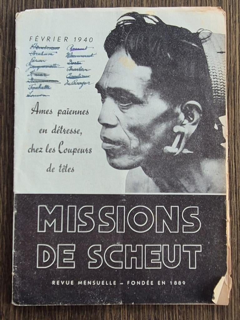 Magazine “Missions de Scheut” – Février 1940, Enlèvement