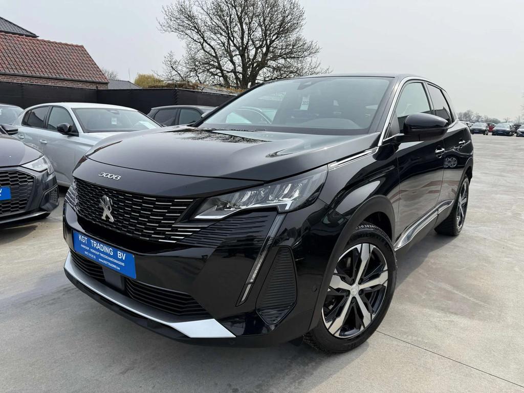 Peugeot 3008 1.2i FACELIFT NAVIGATIE FULL LED ZWART LEDER CA, Auto's, Peugeot, Gebruikt, 1199 cc, Zwart, 5 deurs
