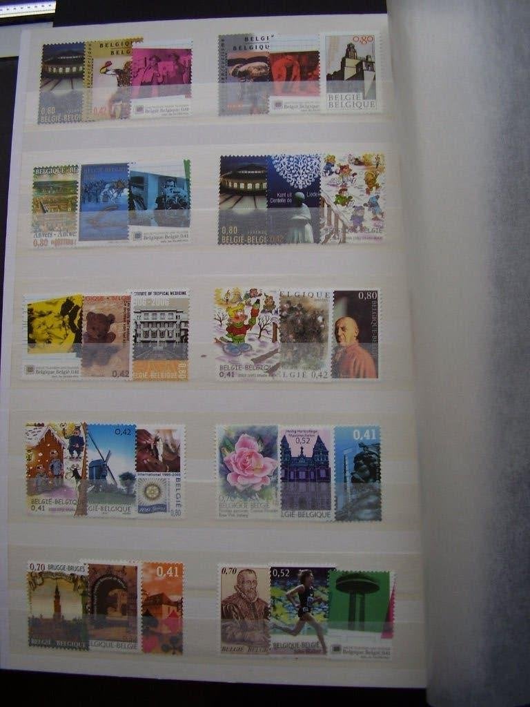 België - Frankeerzegels - 10 x 1,63 euro = cijfer 1 - lot 6, Enlèvement ou Envoi