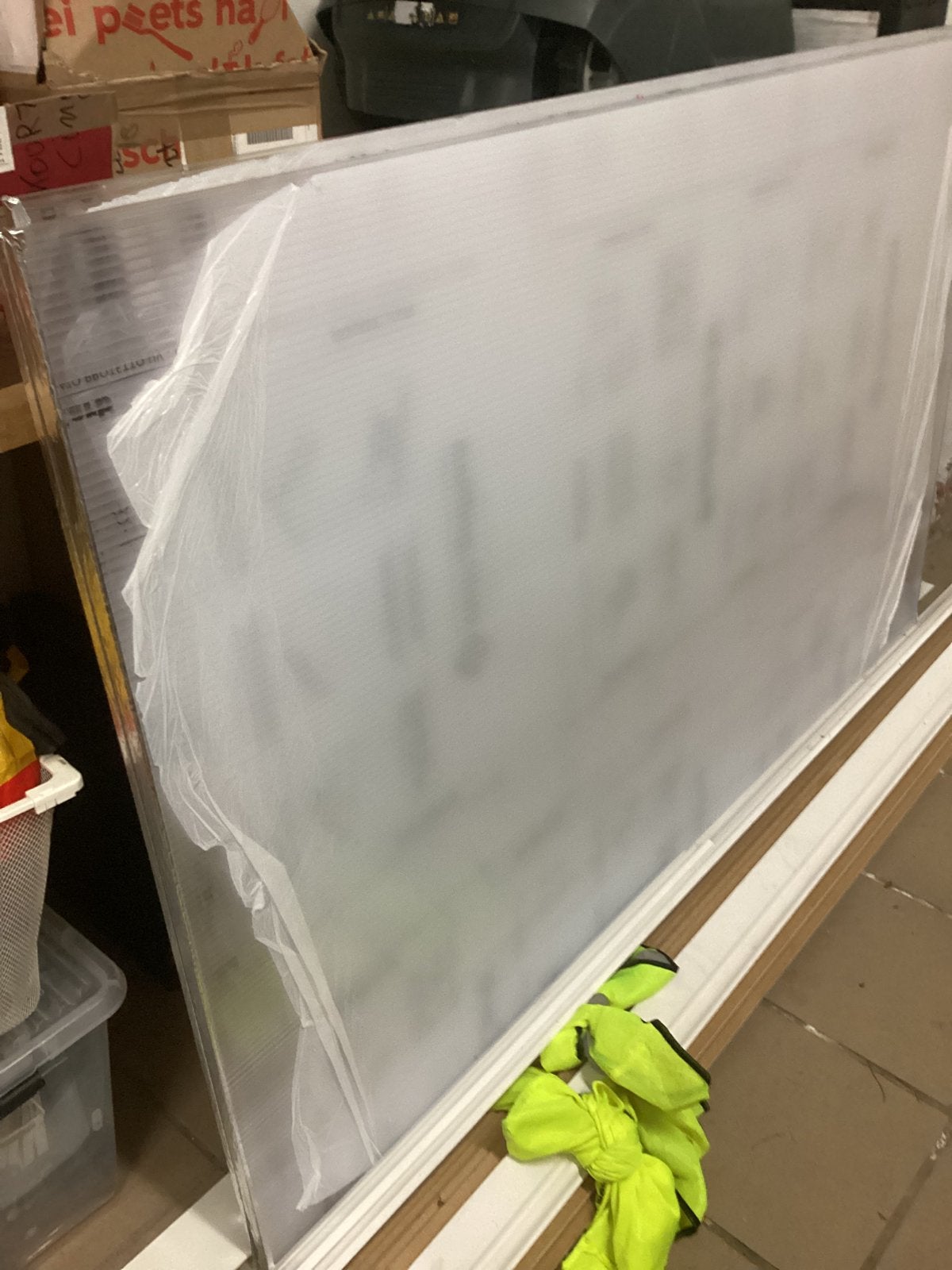 Plexi glasplaat, Ophalen, Zo goed als nieuw