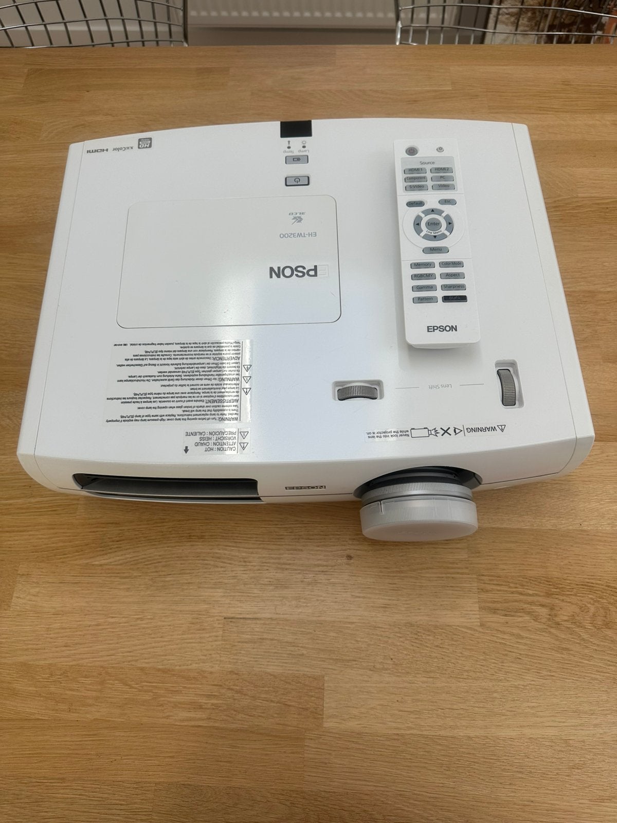Complete Set: Epson Full HD Beamer + Esmart Scherm, Audio, Tv en Foto, Beamers, Ophalen, Zo goed als nieuw, Full HD (1080), EPSON