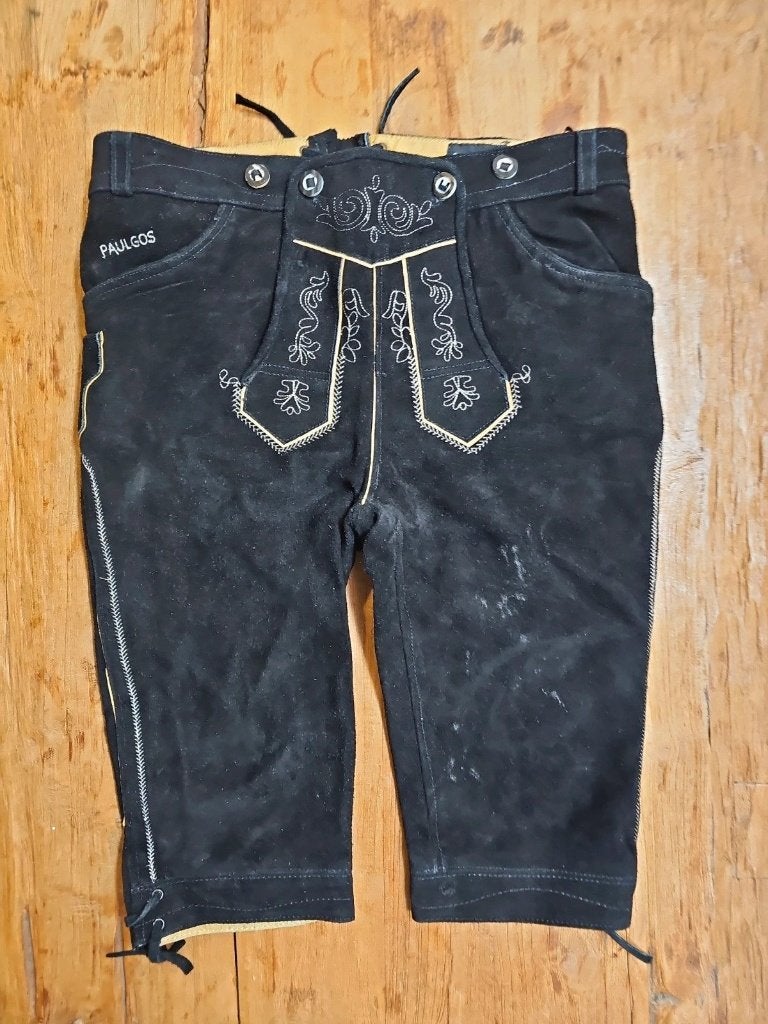 Echte Lederhosen Maat 52, Enlèvement ou Envoi, Porté, Taille 56/58 (XL), Paulgos