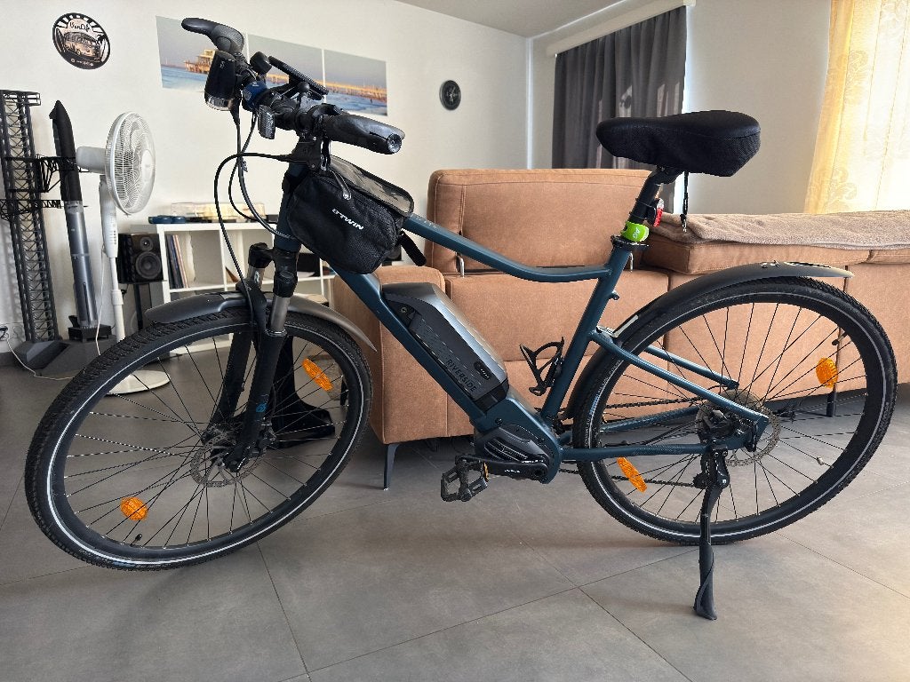 Vélo électrique Décathlon Riverside 540e, Zo goed als nieuw, 51 tot 55 cm, 50 km per accu of meer, Ophalen