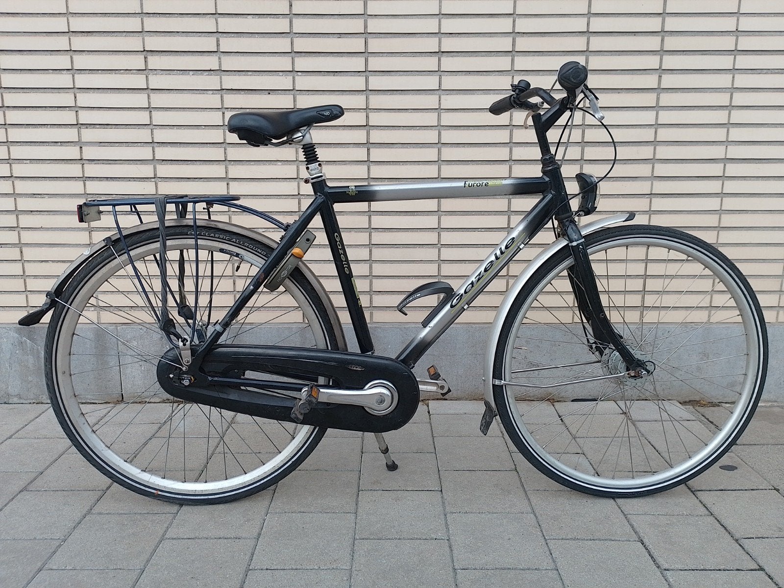Herenfiets 7 naafversnellingen licht slot kettingkast, Fietsen en Brommers, Ophalen, Versnellingen, Zo goed als nieuw, Trommelrem